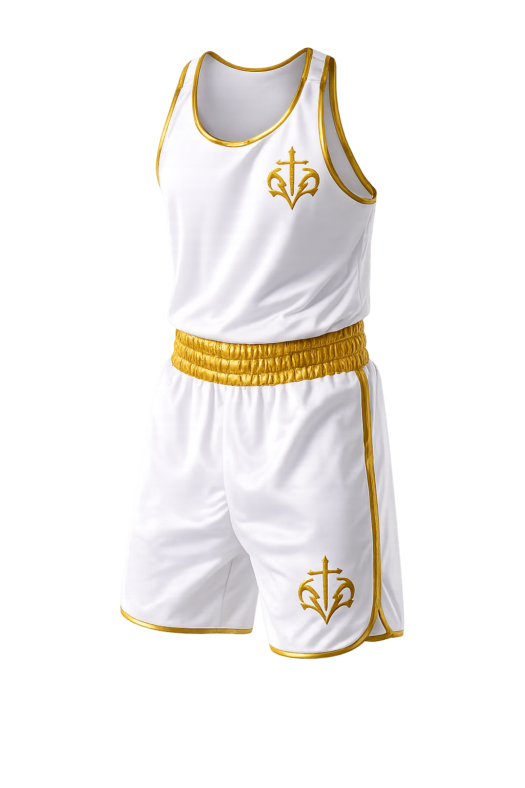 AMEN Signature White and Gold Boxing Set